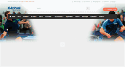 Desktop Screenshot of globaltabletennis.com